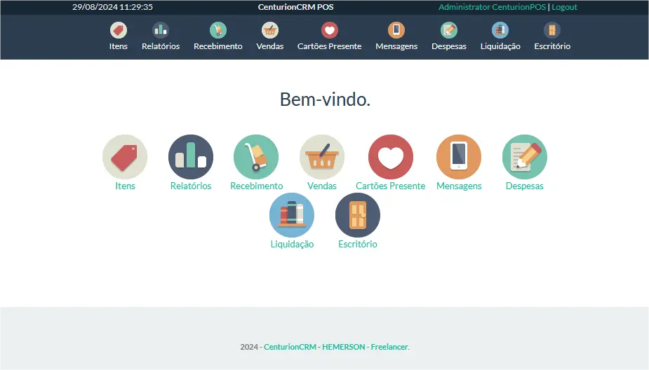 Ponto de Vendas fácil e prático de usar